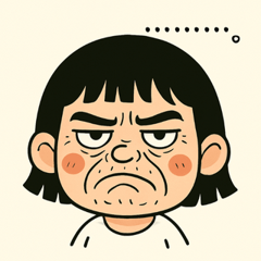 顔だけで語るやつ。