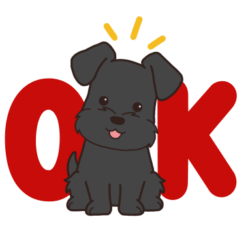 やさしいシュナウザー『デカ文字・敬語』2