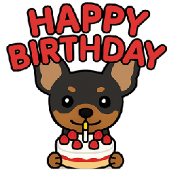 Miniature Pinscher Daily Sticker