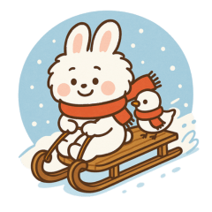 Nana & Kyoro Winter Stickers