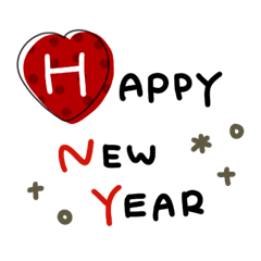 Cute New Year's Sticker*