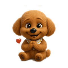 Aloha the Toy Poodle Greeting Stickers