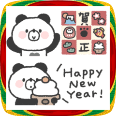 natural panda sticker #2026