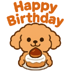 Toy Poodle and Japanese Seasonal Food