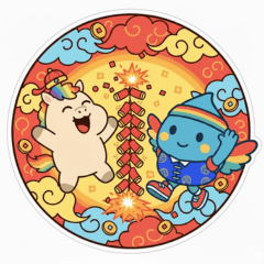 小馬與湖寶的新春祝福