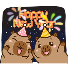 可愛的胖胖的水豚 V17 [HNY]