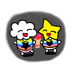 cloud and star fairy Sticker