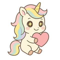 Lovely UNICORN STICKERS