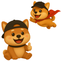 Shiba 3D Cap Style-Casual Dog Emoji