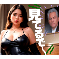 オトナのお姉さんに永遠の恋をするスタンプ