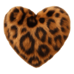 もふもふハート♩文字なしスタンプ