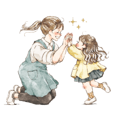 Nursery Teachers & Cute Kids Stickers