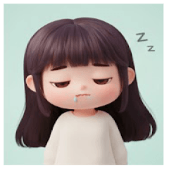 很多情緒的女孩