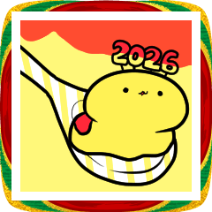 お正月のなんだかゆるいオムライス