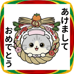 白猫ナースの年末年始のご挨拶