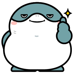 Cute and funny chubby shark 1