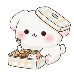 หมาน้อยก้อนฟู (ไม่มีข้อความ)