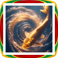 【飛び出す★】めでたい金の鯉【★お正月】