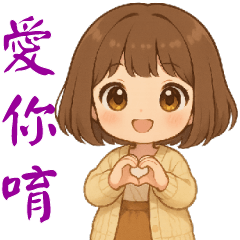 ❤️萌女孩❤️ 日常實用貼圖