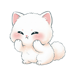 Kucing Fluffy Pipi Merah