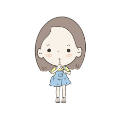 軟萌女孩日常表情