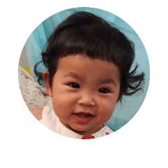 Cute baby black