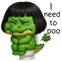 Naughty Crocodile (ENG)