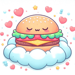 Burger Imut dan Seru untuk Obrolan