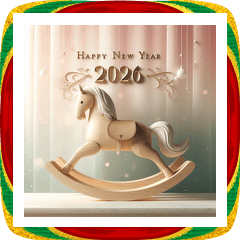 Happy New Year, 2026, Horse 140