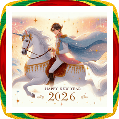 Happy New Year, 2026, Horse 143