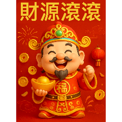 2026馬年財神到着