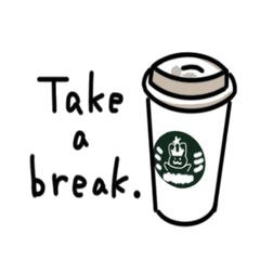 hand-drawn drinks & words English ver.