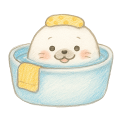 Chill Colored-Pencil Seal