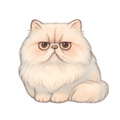 line_stamp_persian_cat