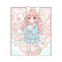 Cute Japanese style girl 2