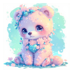 Fantasy World Cute Bear