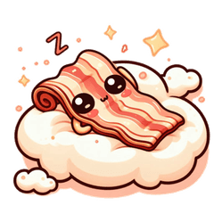かわいくて面白いベーコンカートゥーンステ