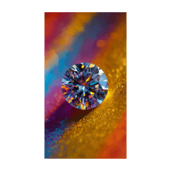 ダイヤモンドカラースタンプ。2