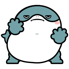 Cute and funny chubby shark 2