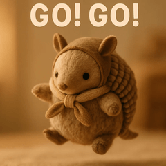 Armadillo Yuru Keigo Stickers