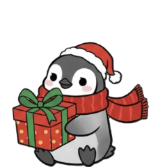 HOPE Penguin New Year's Sticker