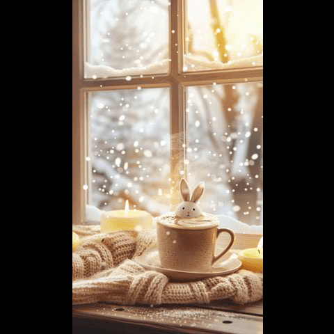 Bunny cafe-thank you-