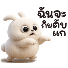 ต่ายปุกปุยมึนๆ