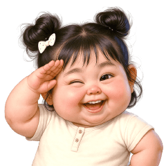 Chubby Girl Funny face169(No Text)