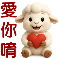 ♡可愛白羊♡日常實用貼圖