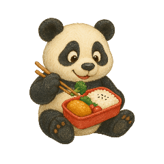 Little Panda,Let's Eat !
