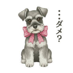 Everyday Stickers for Schnauzer lovers