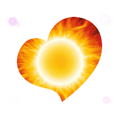 Sunshine Love Heart Mark