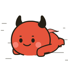 Cute Red Devil 2 : Effect stickers
