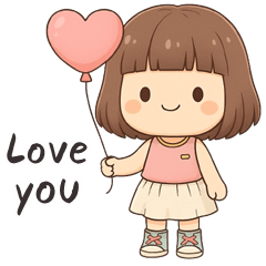 Janie cute girl (ENG)